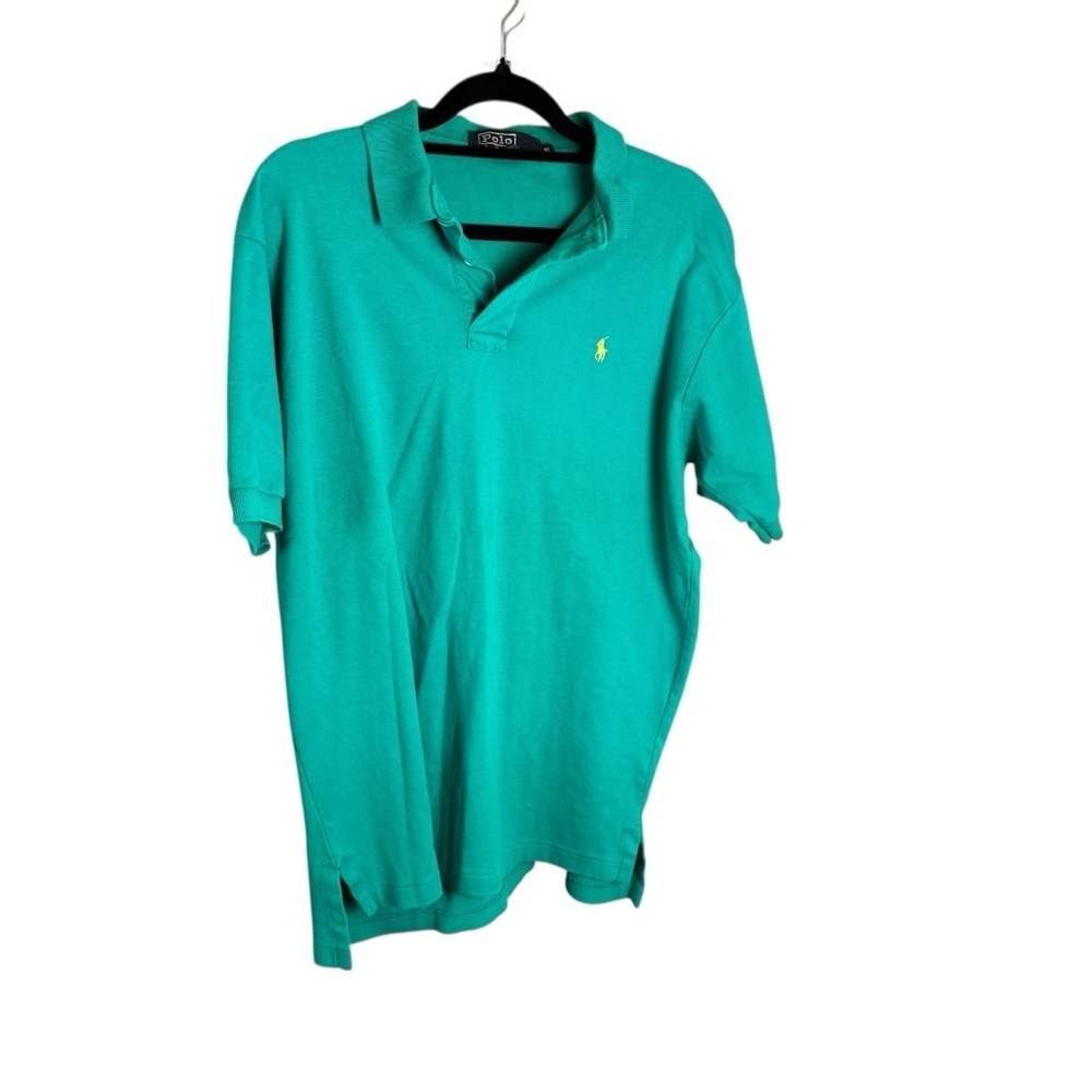 Vintage Polo by Ralph Lauren Green Classic Polo Shirt - Picture 1 of 5